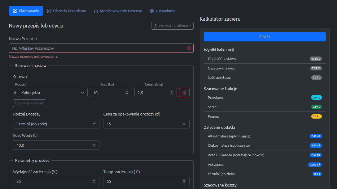 Aplikacja do Zarządzania Procesem